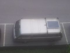 dachträger mit solaranlage von oben :)