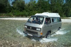 Tagliamento Juli 2004