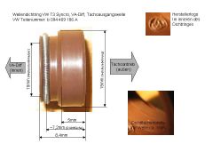 VA_Diff_Wellendichtring für Tachoantrieb, Syncro 
