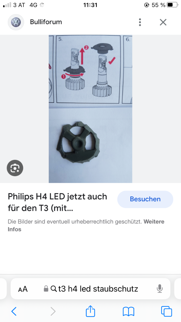 Philips H4 Led für eckige Scheinwerfer - Berichte / Anleitungen /  Linksammlung 